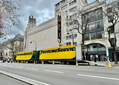 LKWs der Trucking Service GmbH im Lieferdienst